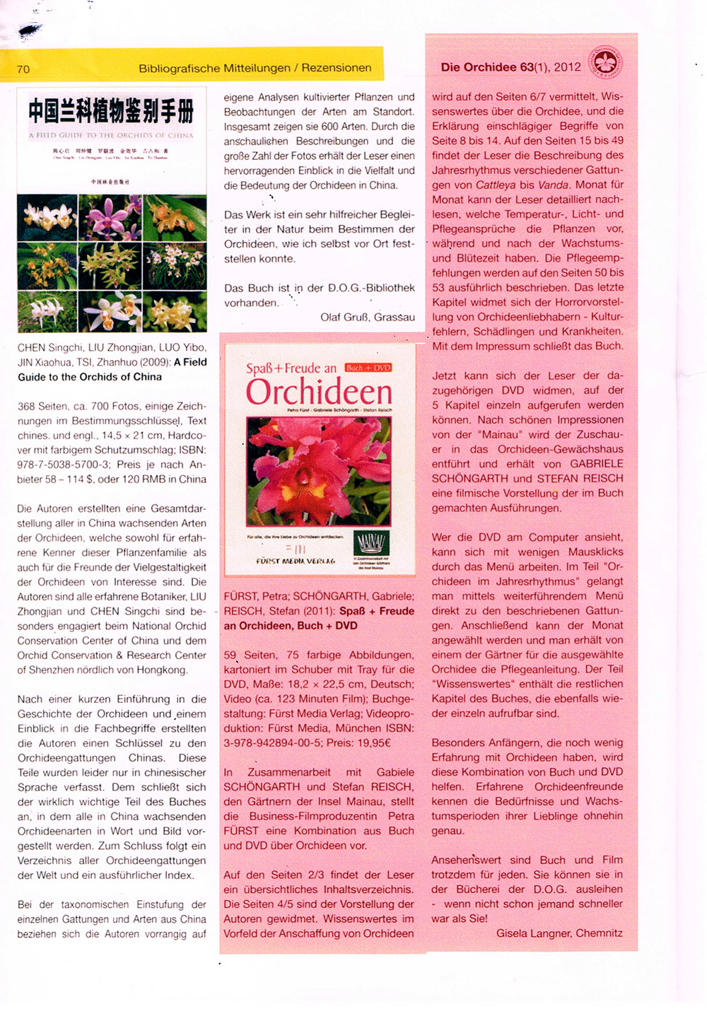 Presse-Rezension-Gisela-Langner-Dt-Orchideen-gesellschaft